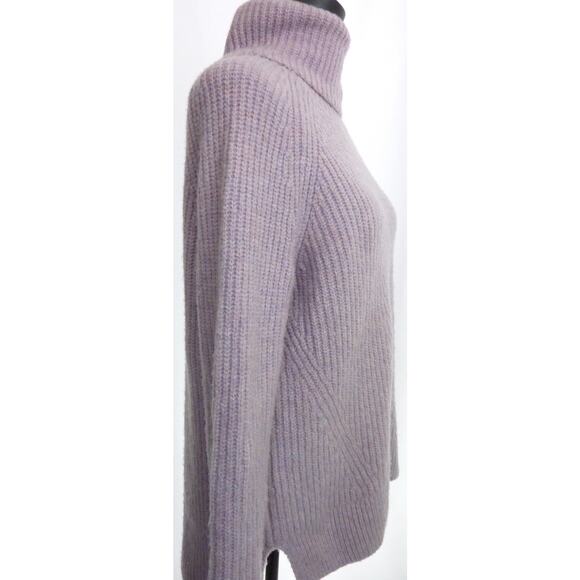 Madewell Lavender Purple Oversized Mercer Turtleneck Sweater Slouchy Wool Blend - Picture 2 of 7